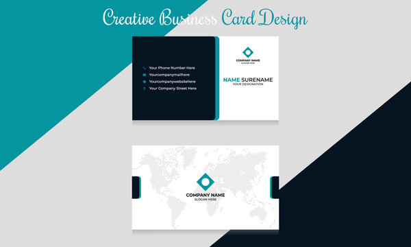 Minimal Professional Simple Business Card Design