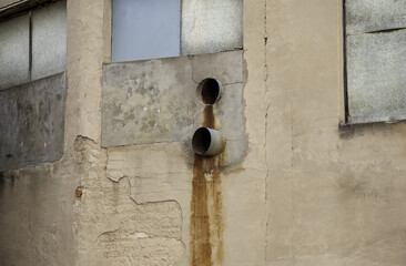 Rusty water pipes