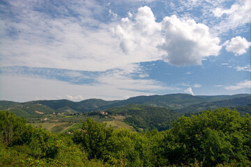 Landschaft der Toskana, Italien