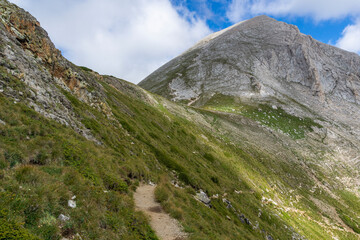 Fototapeta na wymiar Landscape of Vihren Peak, Pirin Mountain, Bulgaria