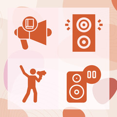 Simple set of leiden related filled icons