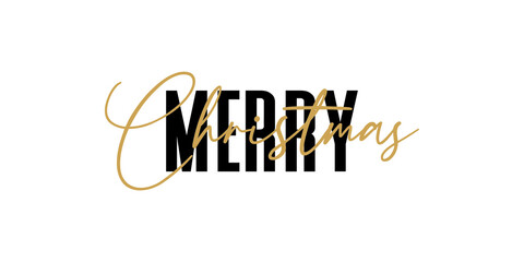Luxury Merry Christmas Font Design