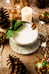 Milk, Cinnamon and Mint
