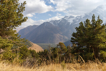 Fototapeta na wymiar view in the mountains