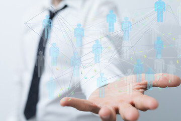 Unity group and teamwork concept