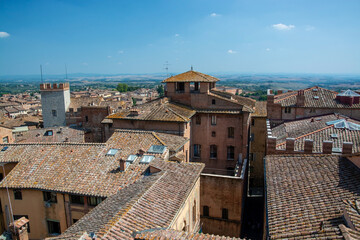 Luftaufnahme Siena, Toskana, Italien