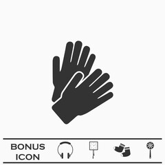 Obraz premium Applause icon flat