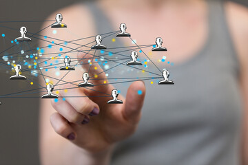 Unity group and teamwork concept