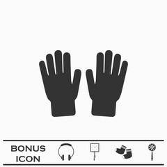 Hand icon flat