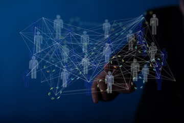 conference Digital Network and data concept