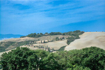 Landschaft der Toskana, Italien