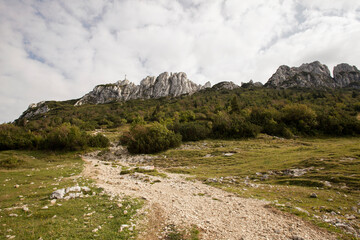 View from Kampenwand, mountain in Bavaria