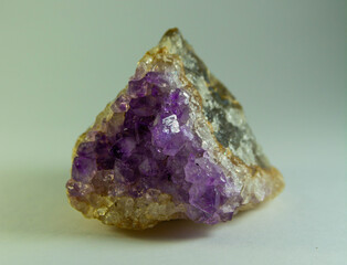 amethyst crystal on black