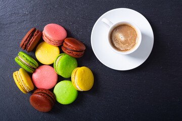 French dessert sweet macaroon