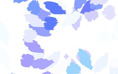 Light Pink, Blue vector background with abstract shapes.