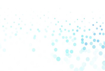 Light BLUE vector pattern with spheres.