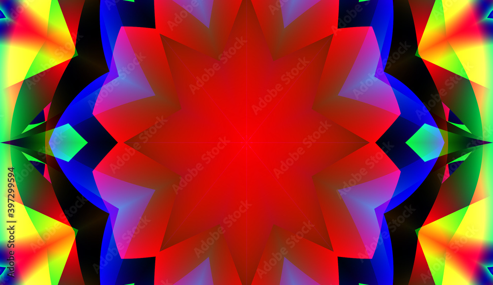 Poster mixed abstract backgrounds of all colors and shapes usable for graphics work for websites for comput