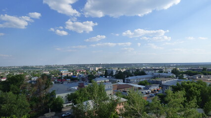 Fototapeta na wymiar view of the provincial city
