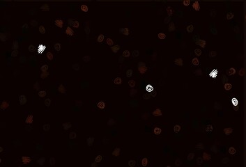 Light Red vector backdrop with dots.