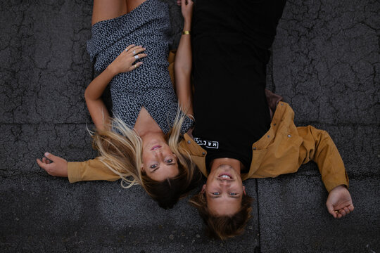 blonde couple