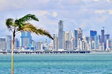 Fototapeta na wymiar Skyline von Panama Stadt