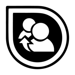 Partnership icon. Vector design.