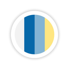 Fototapeta premium Flag of the Canary Islands (Spain)