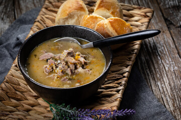 Hot tripe from chicken stomachs.