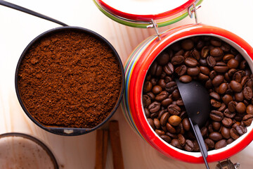 coffeу making concept