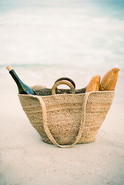 wine and bread