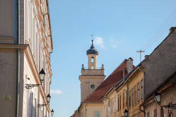 View from Matije Petra Katancica street at Tvrda, Osijek