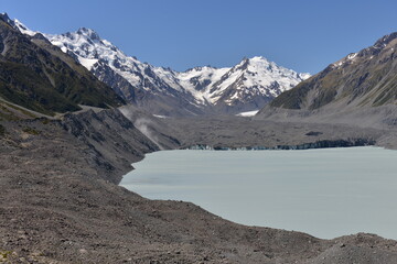 Tasman Glacier in Aoraki National Park