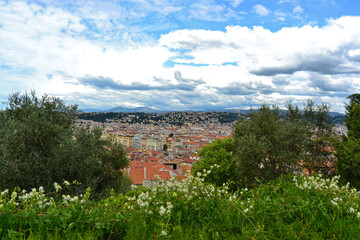 Fototapeta premium Scenic views of Nice, France on the French Riviera
