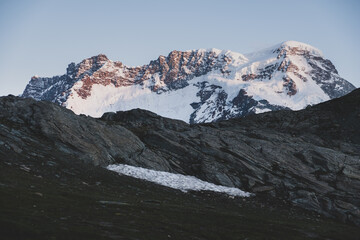 Fototapeta na wymiar Mountains and glacier