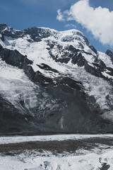 Mountains and glacier