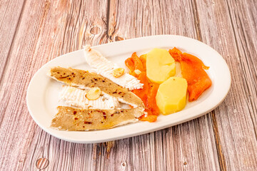 rooster with potatoes and peppers