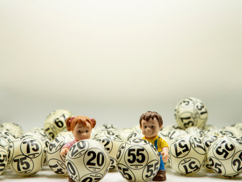 bolas de la suerte del sorteo del ni&ntilde;o