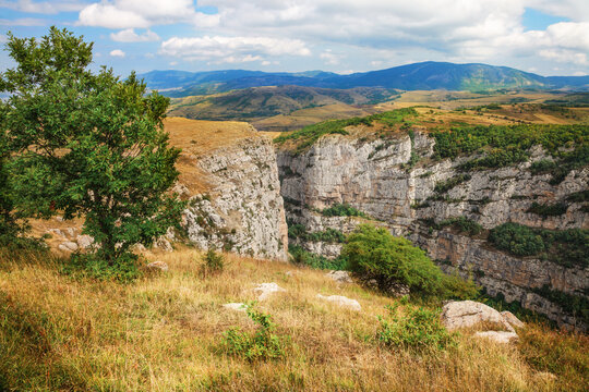 The picturesque view on the Hunot (Jdrduz) Canyon near the Shusha city in Nagorno-Karabakh