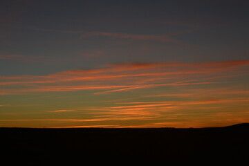 Fototapeta na wymiar Eastern Oregon dramatic sunset