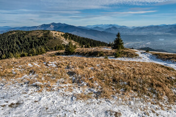 View from Mincol hill, Little Fatra mountains, Slovakia