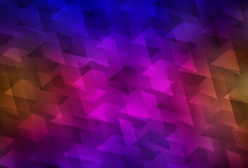 Fototapeta premium Dark Blue, Red vector template with rhombus.