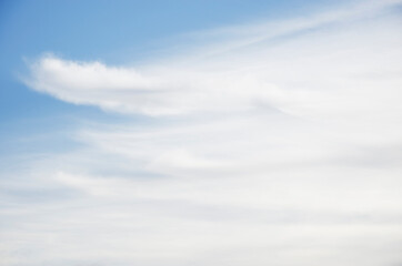 Cloudscape on blue sky