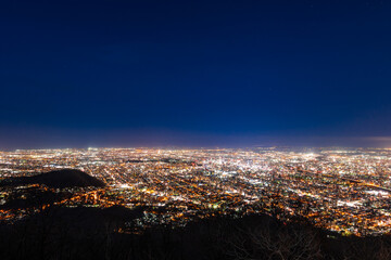 日本新三大夜景　札幌　藻岩山から眺望