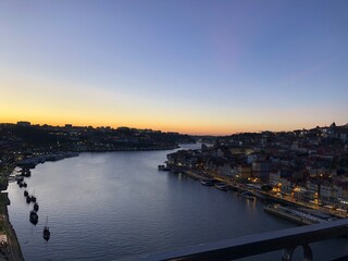 sunrise over the river