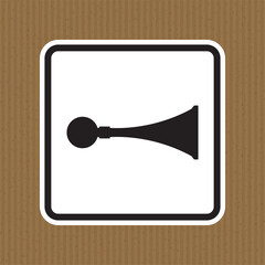 PPE Icon.Sound Horn Symbol Sign Isolate On White Background,Vector Illustration EPS.10
