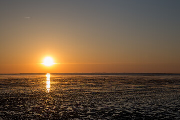 Sonnenuntergang an der Nordsee