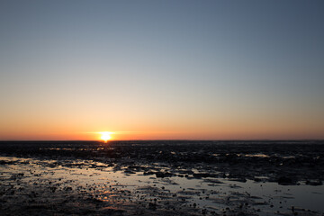 Sonnenuntergang an der Nordsee