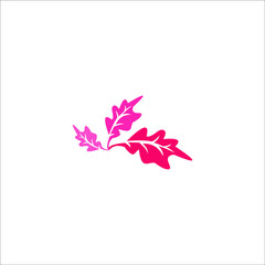 logo helthy leaft beautiful icon templet vector