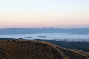 Sea of ​​clouds in Aso seen from Sensuikyo [December]