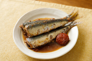 イワシの梅干し煮
